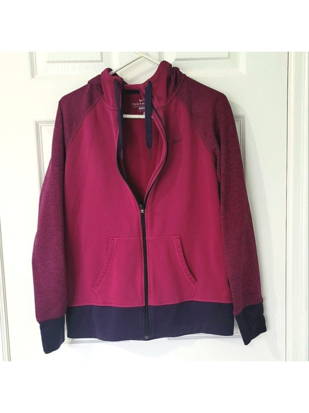 Nike Women's Therma-Fit Full-Zip Hoodie Sweater Size L